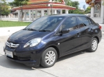 ขายรถบ้าน HONDA BRIO AMAZE 1.2 V I-VTEC เกียร์ออโต้ CVT ตัว TOP ปลายปี 2013 จด 2014