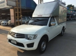 MITSUBISHI TRITON 2.4 เบนซิน เกียร์ธรรมดา 2012 ขายรถบ้านสวยเดิมพร้อมหลังคาทรงสูงผ่อนถูก