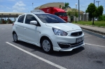 ด่วนจ้า  แค่ 19 บาท รับรถ MITSUBISHI MIRAGE 1.2GLX ปี 2018 คันนี้ไปใช้งานได้เลย วิ่ง 56xxx โล เกียร์ออโต้ ชุดแต่งรอบคัน จอ DVD CD MP3 ABS USB AIRBAG แอร์เย้นฉ่ำ พวงมาลัยมัลติ บลูทู๊ธ กุญแจรีโมท เครื่อ